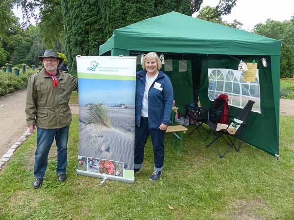 Infostand Botanischer Garten Wandsbek