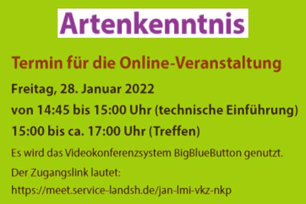 Artenkenntnis 2022