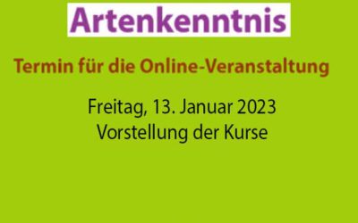 Artenkenntnis 2023