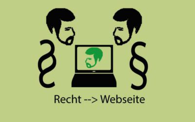 Webseite und Personenfotos