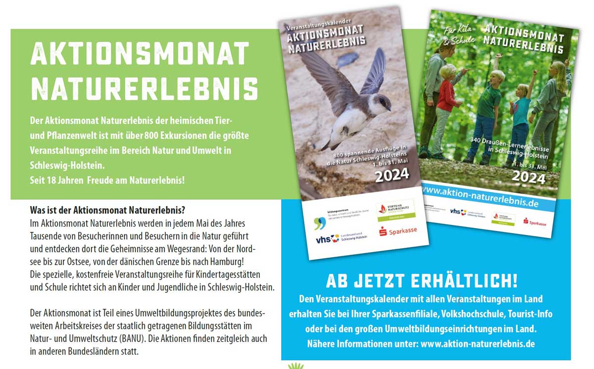 Aktionsmonat Naturerlebnis Mai 2024